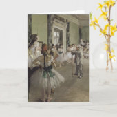 Dans / Ballet - School - Degas schilderij Kaart (Gele Bloem)
