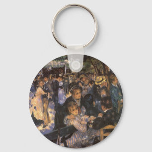 Dans bij Le Moulin de la Galette van Pierre Renoir Sleutelhanger