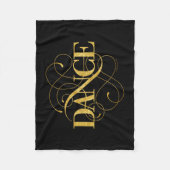 Dans bloeien fleece deken (Voorkant)