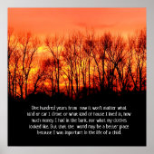 Dans cent ans - grand poster (Devant)