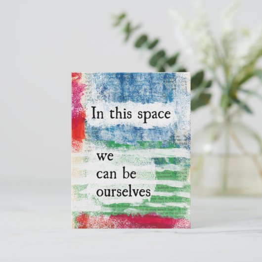 Dans cet espace carte postale (Debout devant)