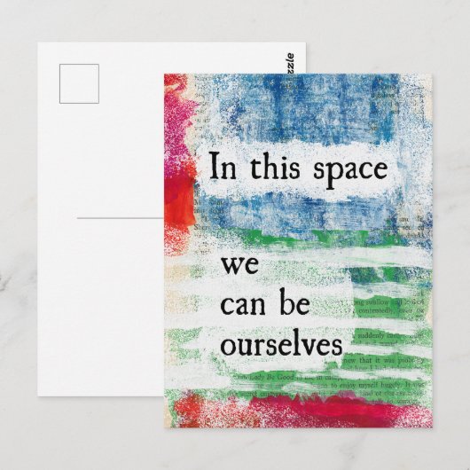 Dans cet espace carte postale (Devant / Derrière)