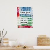 Dans cet espace Poster Mur Art (Cuisine)