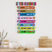 Dans cette affiche de classe (Cuisine)