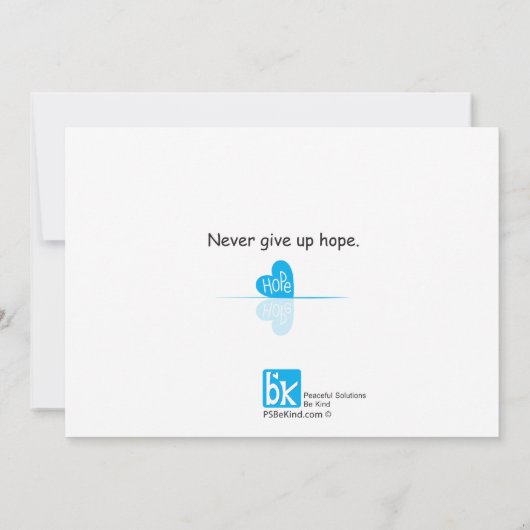 Dans cette carte Deep Reflection_Flat 7"x5" (Dos)