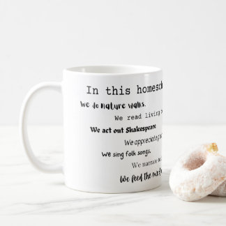 "Dans cette école d'accueil" Charlotte Mason mug