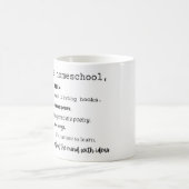 "Dans cette école d'accueil" Charlotte Mason mug (Centre)