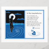 Dans cette feuille papier profonde Reflection_Flat (Devant)