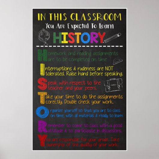 Dans cette histoire Poster en classe (Devant)