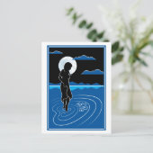 Dans cette profonde réflexion_ carte postale (Debout devant)