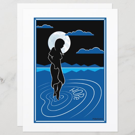 Dans cette réflexion profonde feuille papier 3_pla (Devant / Derrière)