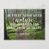 Dans Chaque Promenade Avec Carte Postale Nature (Devant)