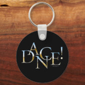 Dans! (Chrome) Sleutelhanger (Voorkant)