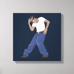 Dans Dans Canvas Afdruk