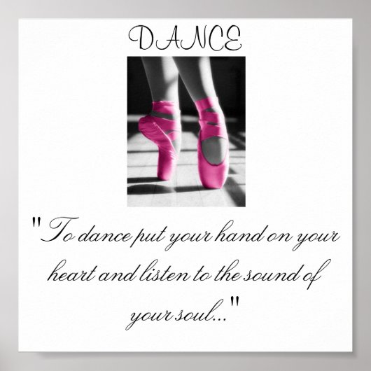 "Dans dansen zet je hand op je hand... Poster (Voorkant)