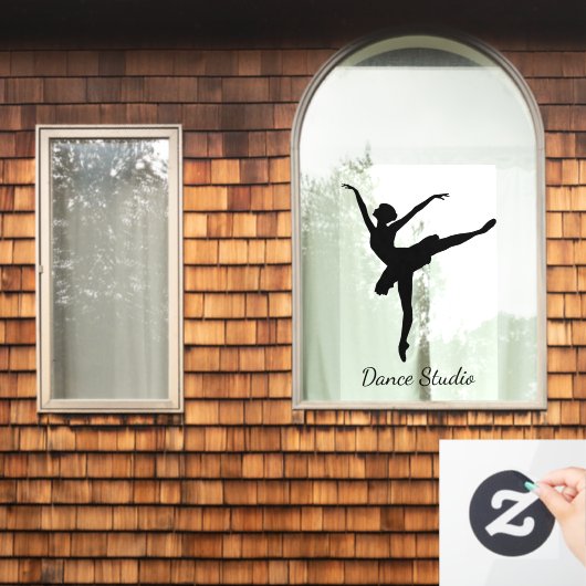 Dans dansend Design Window Cling Raamsticker (Huis Raam)