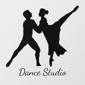 Dans dansend Design Window Cling Raamsticker (Vel)