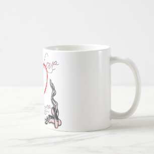 Dans danseringsontwerp koffiemok