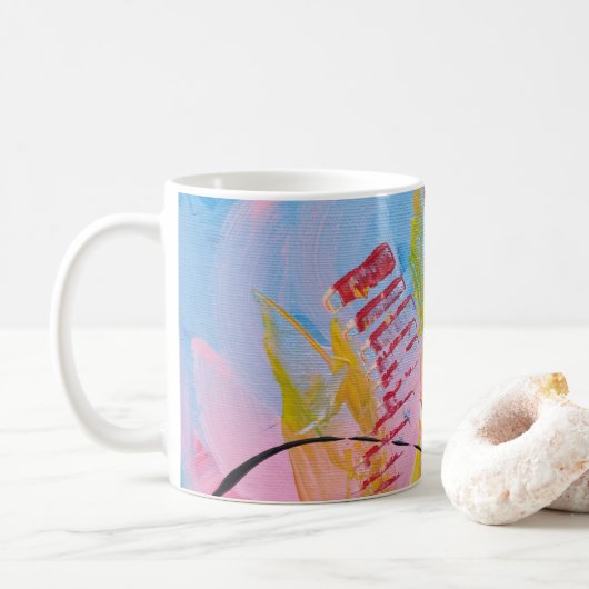 Dans der Elementen Koffiemok (Met donut)