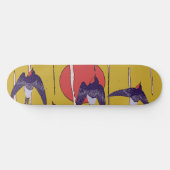 Dans der zwaluwen skateboard (Horizontaal)