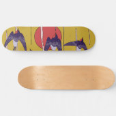 Dans der zwaluwen skateboard (Horizontaal)