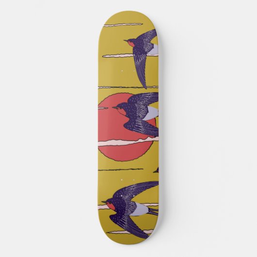 Dans der zwaluwen skateboard (Voorkant)