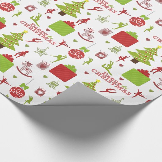 Dans dit kerstpapier cadeaupapier (Hoek)