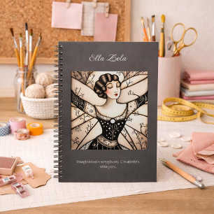 Dans door de dagen: een sierlijke reisplanner notitieboek