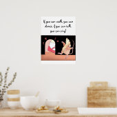 Dans en Sing Poster (Keuken)