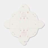 Dans en Twirl Ballerina Roze Ballet Baby shower Bedankdoosjes (Uitgevouwen)