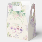 Dans en twirl ballerina waterverf verjaardag bedankdoosjes (Geopend)