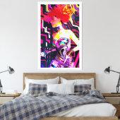 Dans Futures Canvas Afdruk (Insitu (Slaapkamer))