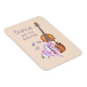 Dans Gezegde met Violin & Ballet Shoes Magneet (Rechterzijde)