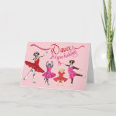 Dans Het is Uw Verjaardag - Huisdieren in Tutus Da Kaart (Voorkant)