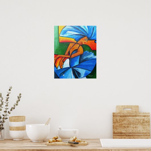 Dans in blauw 2008 poster (Keuken)