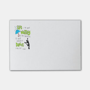Dans in de Rain Post-it Notes