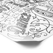 Dans in de regen foto afdruk (Hoek)