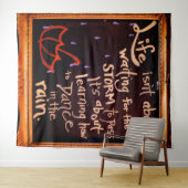 Dans in de regen, Life citeert expressies Wandkleed (In Situ (horizontaal))