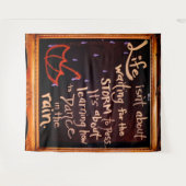 Dans in de regen, Life citeert expressies Wandkleed (Voorkant (horizontaal))