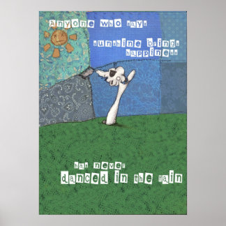 Dans in de regen poster