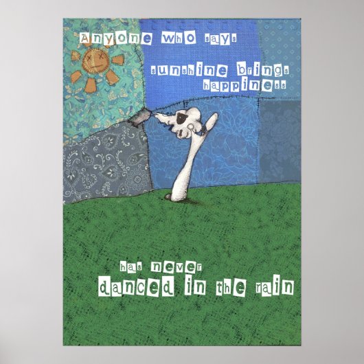 Dans in de regen poster (Voorkant)