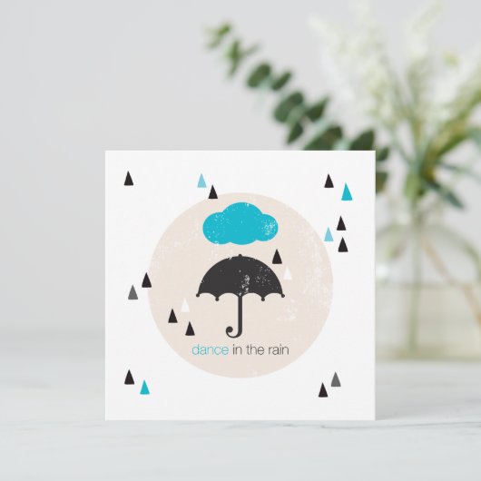 Dans in de regenparaplu (Staand voorkant)