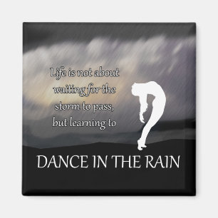 Dans in het Rain Inspirerend Magnet Magneet