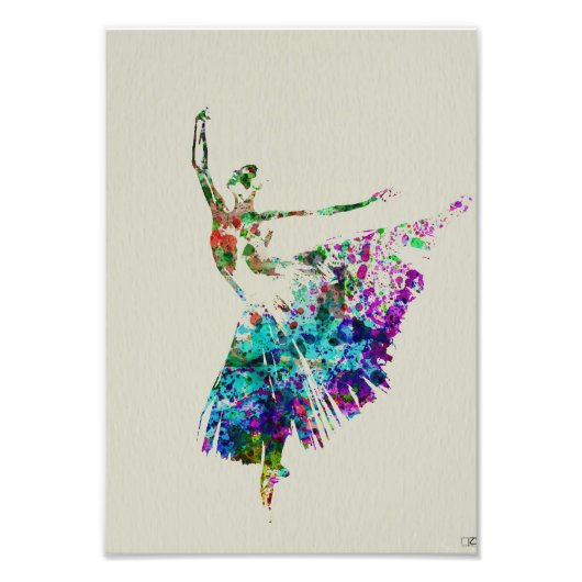 Dans in kunst foto afdruk (Voorkant)