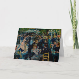 Dans in Le Moulin de la Galette - Auguste Renoir Bedankkaart