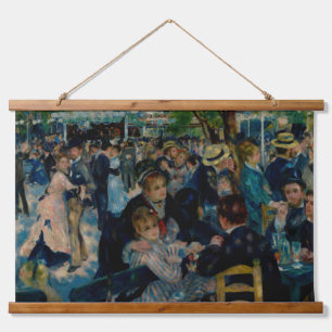 Dans in Le Moulin de la Galette - Auguste Renoir Hangend Wandkleed