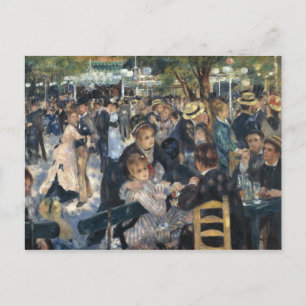 Dans in Moulin de la Galette door Renoir Briefkaart