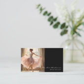 Dans instructeur ballet ballerina leraar visitekaartje (Staand voorkant)