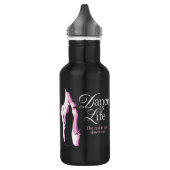 Dans is levensloop waterfles  (Links)