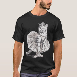 Dans Kat Schattigee Dans Dansen T-shirt